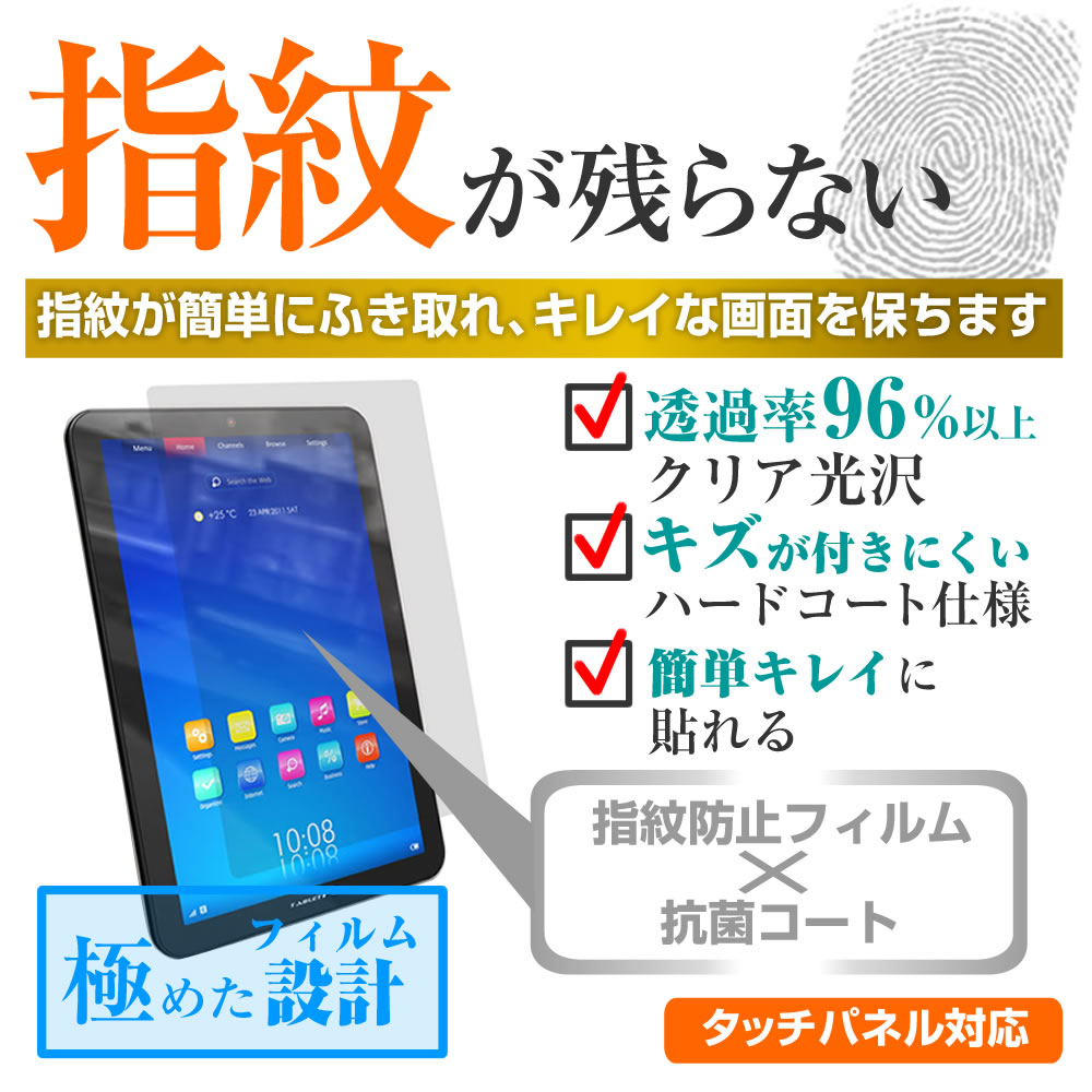 ASUS ZenBook Pro Duo セカンドディスプレイ 専用 指紋防止 クリア光沢 液晶保護フィルム 画面保護 シート メール便送料無料