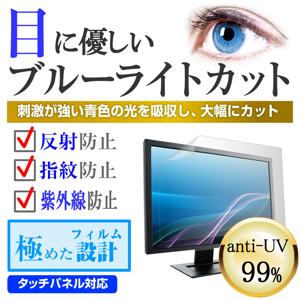 (ぴったりサイズ)Panasonic UN-15TD6 [15.6wインチ]機種で使える ブルーライトカット 反射防止 指紋防止 液晶TV 保護フィルム メール便送料無料