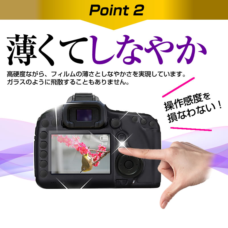 デジタルビデオカメラ GoPro HERO5 [2インチ] 機種で使える 強化 ガラスフィルム と 同等の 高硬度9H フィルム 液晶保護フィルム メール便送料無料