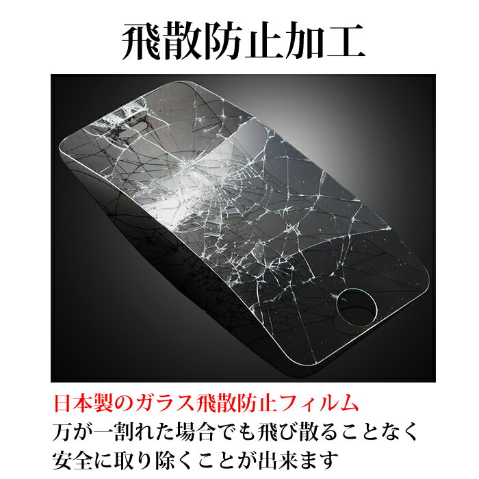 iPhone6s / iPhone7 / iPhone8 強化 ガラスフィルム 飛散防止 ラウンドエッジ加工 液晶保護 メール便送料無料
