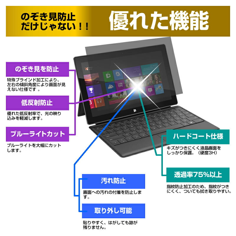 Lenovo ThinkPad L390 2020年版 [13.3インチ] 機種用 のぞき見防止 覗き見防止 プライバシー フィルター ブルーライトカット 反射防止 液晶保護 メール便送料無料
