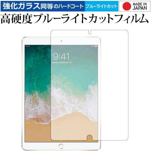 Apple iPad Pro(12.9) 専用 強化 ガラスフィルム と 同等の 高硬度9H ブルーライトカット クリア光沢 液晶保護フィルム メール便送料無料