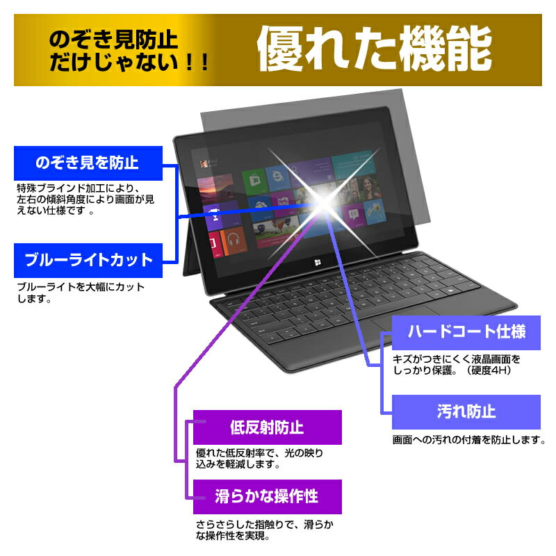 Lenovo ThinkPad X390 2020年版 [13.3インチ] 機種用 のぞき見防止 覗き見防止 プライバシー 保護フィルム ブルーライトカット 反射防止 キズ防止 メール便送料無料